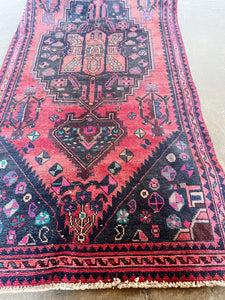 Vintage Hand Knotted Wool Rug