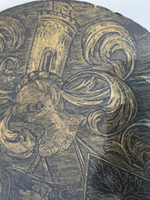 Load image into Gallery viewer, Antique Brass Rubbing Dated 1570
