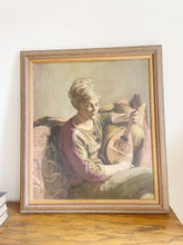 Load image into Gallery viewer, “Mrs. S. Stephand” Vintage Oil Portrait Signed Fishbern
