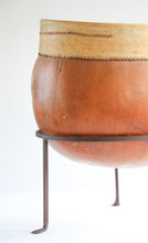 Load image into Gallery viewer, Antique Gourd Calabash Basket with Stand   // Plant Stand
