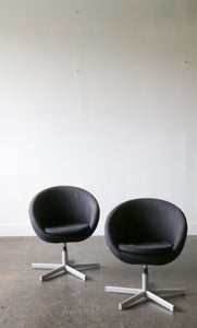 Pair of Mid Century Modern Style Pod Chairs