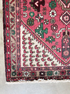 Vintage Hand-Knotted Wool Rug