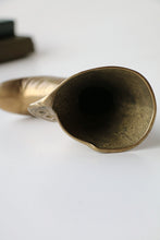 Load image into Gallery viewer, Brass Boot Vase
