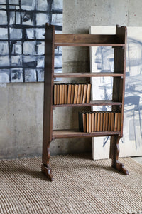 Antique  Rustic Spanish Style Book Shelf