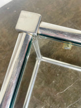 Load image into Gallery viewer, Mid Century Modern Chrome Cube Side Table

