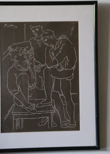 Vintage Framed Picasso Print