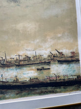 Load image into Gallery viewer, “The Barges” Limited Edition signed Lithograph by Bernard Ganter

