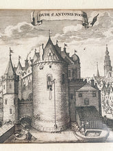 Load image into Gallery viewer, Framed Etching of Amsterdam circa 1693
