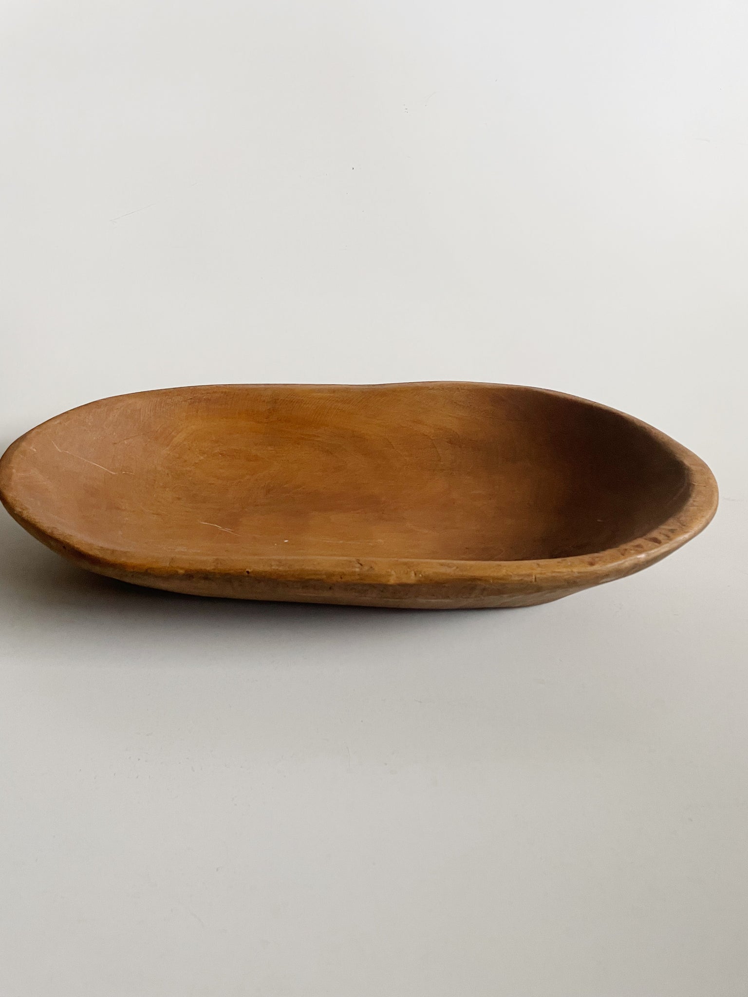 Antique Oval Dough Bowl