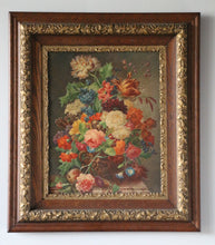 Load image into Gallery viewer, Framed Vintage Floral Print
