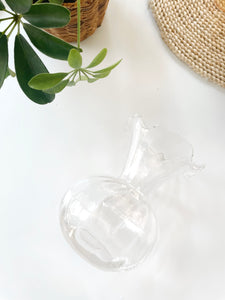 Glass Swirl Vase