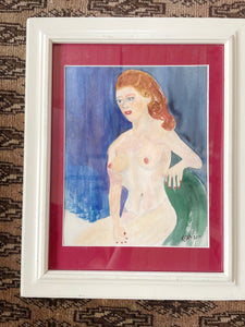 Nude Still Life Water Color Painting