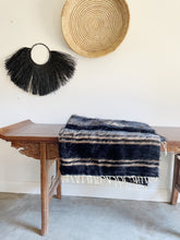 Load image into Gallery viewer, Angora Goat Hair Blanket // Kilim Rug
