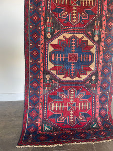 Vintage Hand Knotted Wool Rug