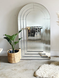 Arched Art Deco Mirror from W. & J. Sloane