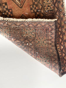 Vintage Hand-Knotted Wool Rug