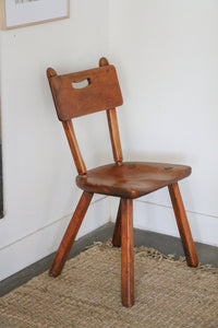 Cushman Vermont Hard Rock Maple Americana Chair by Herman DeVries Circa 1933