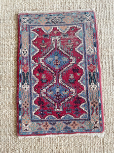 Vintage Hand Knotted Wool Rug