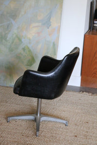 Mid Century Modern Swivel Arm Chair