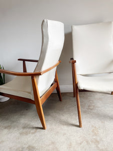 Pair Of Mid Century Modern Lounge Chairs
