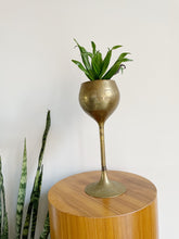 Load image into Gallery viewer, Etched Brass Planter
