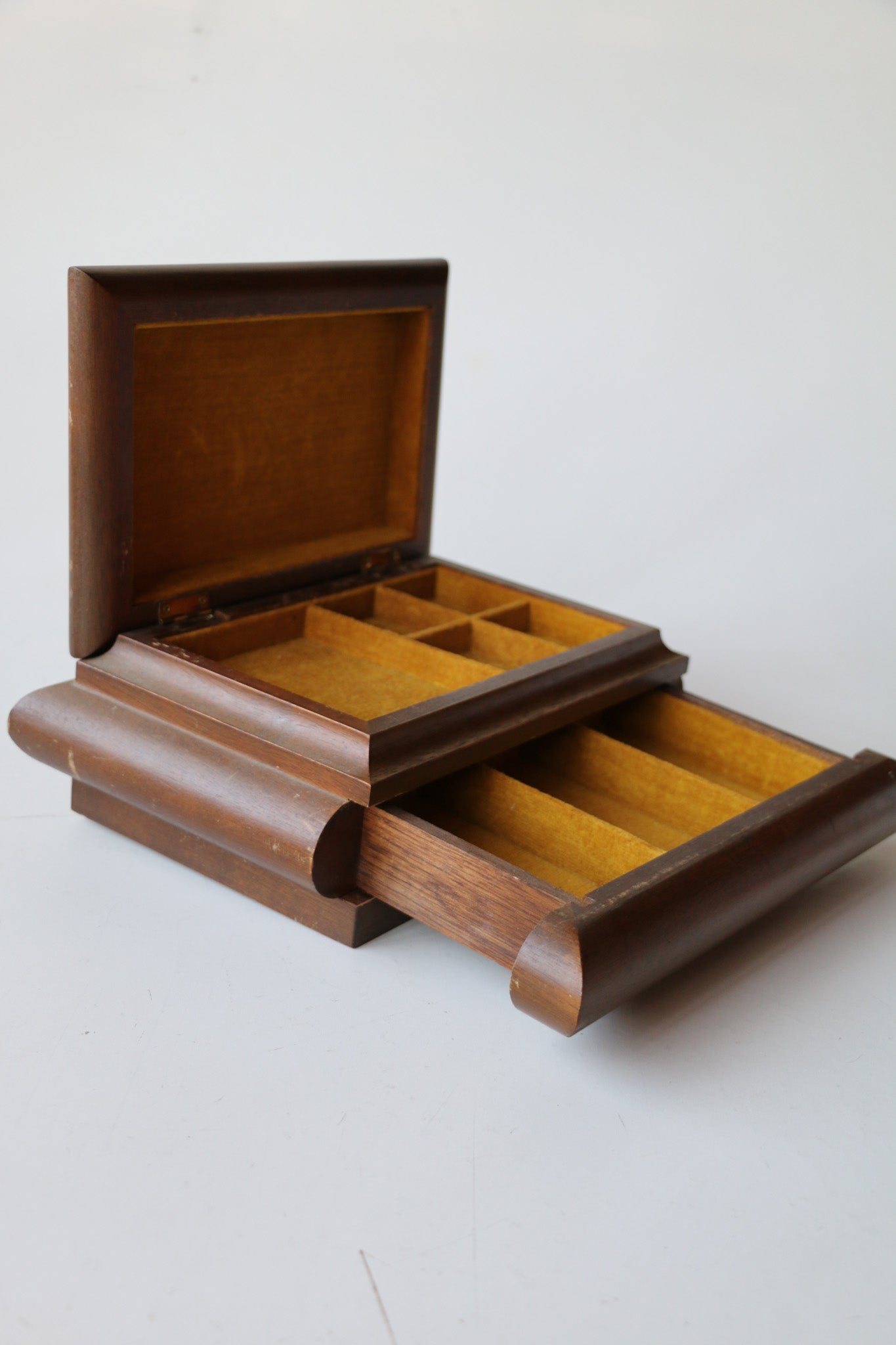 Vintage Wood Jewelry Box