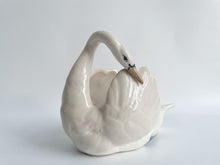 Load image into Gallery viewer, Ceramic Swan Planter
