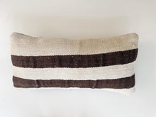 Load image into Gallery viewer, Wool Kilim Rug Pillow 10x20
