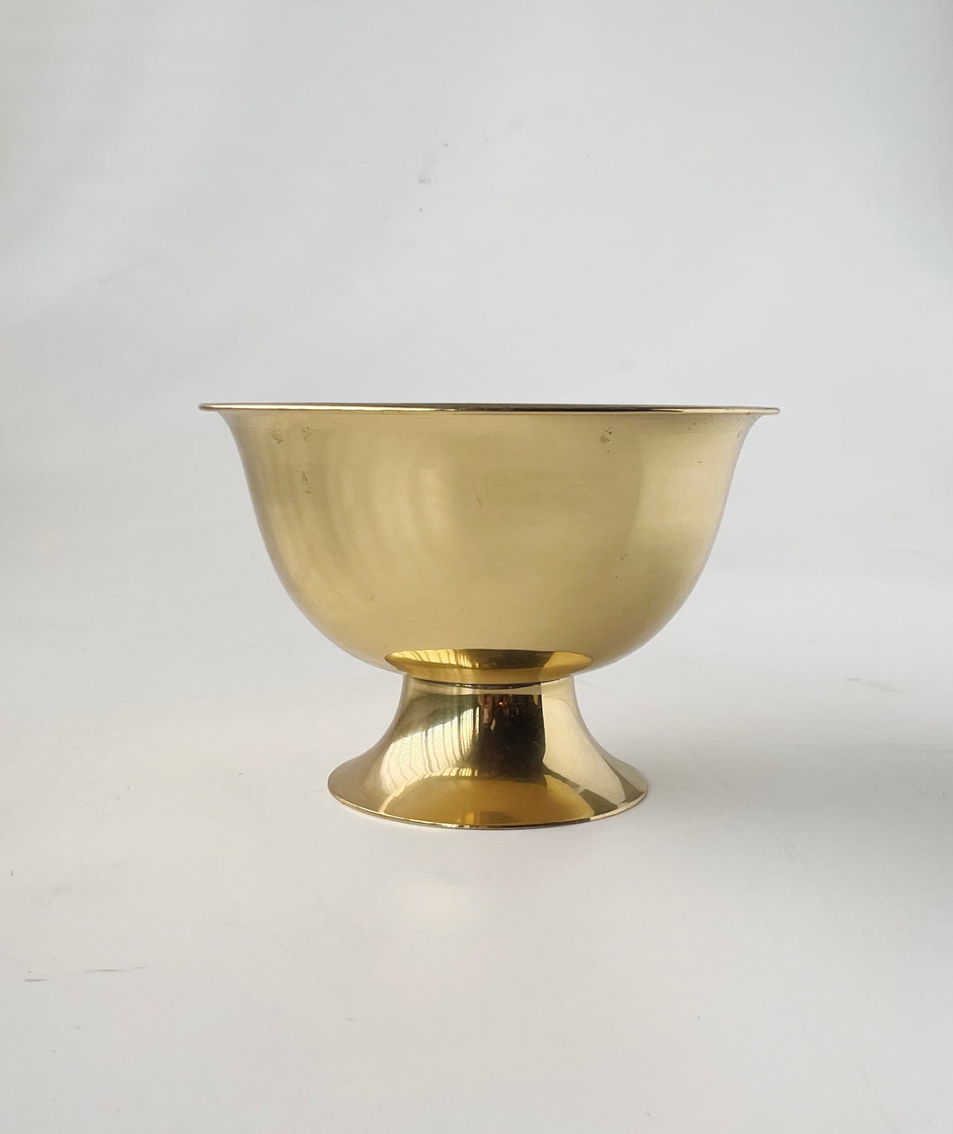 Brass Footed Fruit Bowl