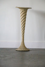Load image into Gallery viewer, Antique Handmade Woven Floor Vase

