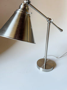 Brushed Silver Task Lamp