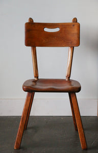 Cushman Vermont Hard Rock Maple Americana Chair by Herman DeVries Circa 1933