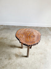 Load image into Gallery viewer, Handmade Live Edge Side Table

