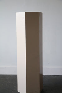 Ivory Mid Century Modern Pedestal