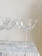 Load image into Gallery viewer, Set of 4 Crystal Coupe Glasses
