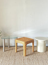 Load image into Gallery viewer, Post Modern Glass Kidney Side Table
