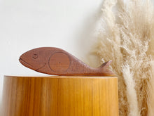 Load image into Gallery viewer, Carved Wooden Fish Wall Decor
