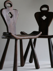 Pair of Antique Wooden Chairs