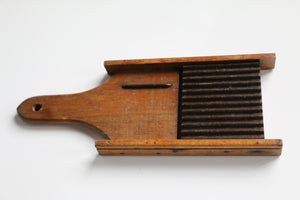 1800s antique crinkle cut potato board  lancaster pa