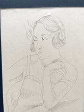 Load image into Gallery viewer, Profile of a Woman in the Style of Henri Matisse
