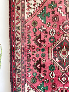 Vintage Hand-Knotted Wool Rug