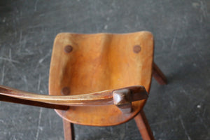 Cushman Vermont Hard Rock Maple Americana Chair by Herman DeVries Circa 1933