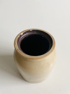 Antique Ivory Stoneware Vase
