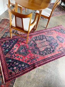 Vintage Hand Knotted Wool Rug