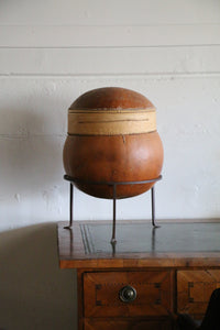 Antique Gourd Calabash Basket with Stand   // Plant Stand