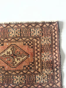 Vintage Hand-Knotted Wool Rug