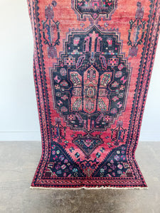 Vintage Hand Knotted Wool Rug