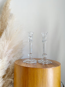 Crystal  Candle Sticks Made in Romania