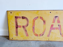 Load image into Gallery viewer, Vintage Painted Metal Roanoke Sign
