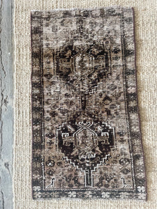 Vintage Hand Knotted Wool Rug